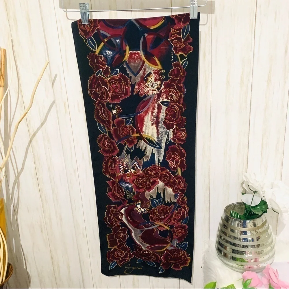 Sari floral butterflies